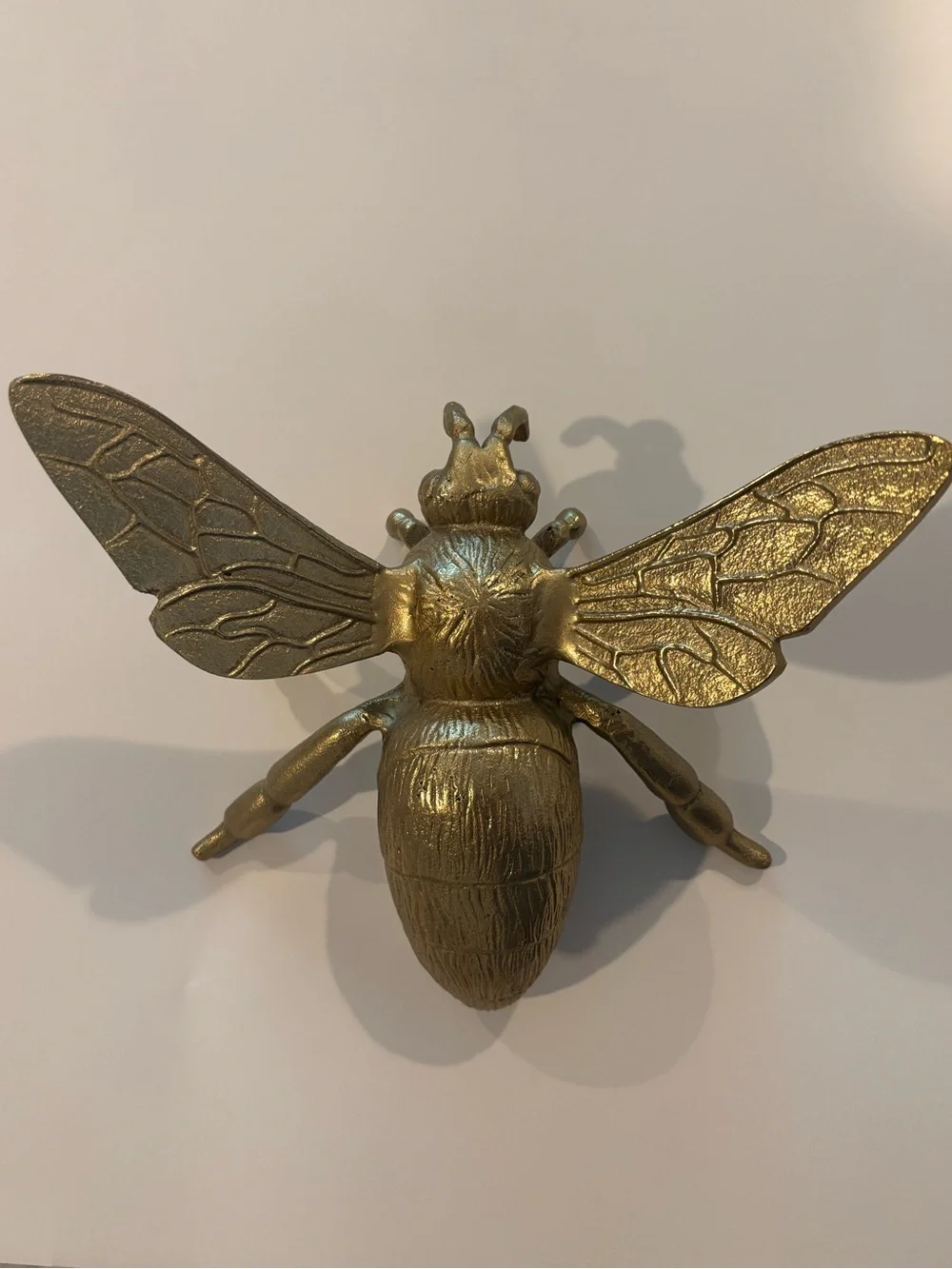 Metallic Gold Bee Decorative Piece